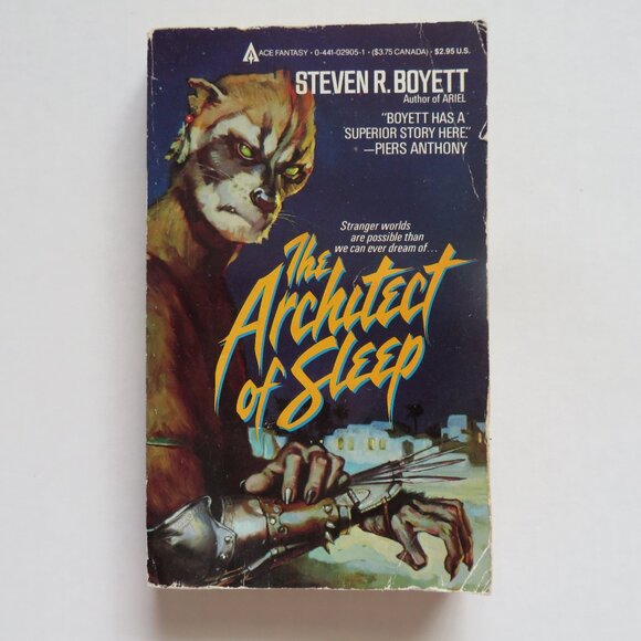 The Architect of Sleep by Steven R. Boyett 1986 Vintage Paperback Fantasy Novel - Picture 1 of 4